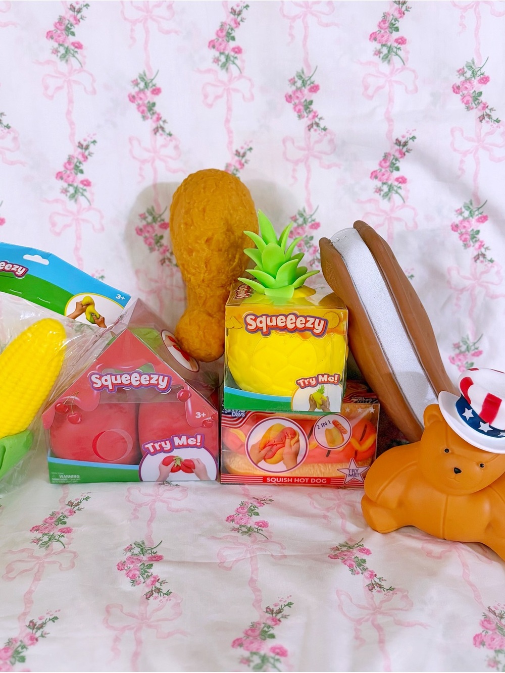 Huge Viral Squeezy Sunny Days Squishy Bundle